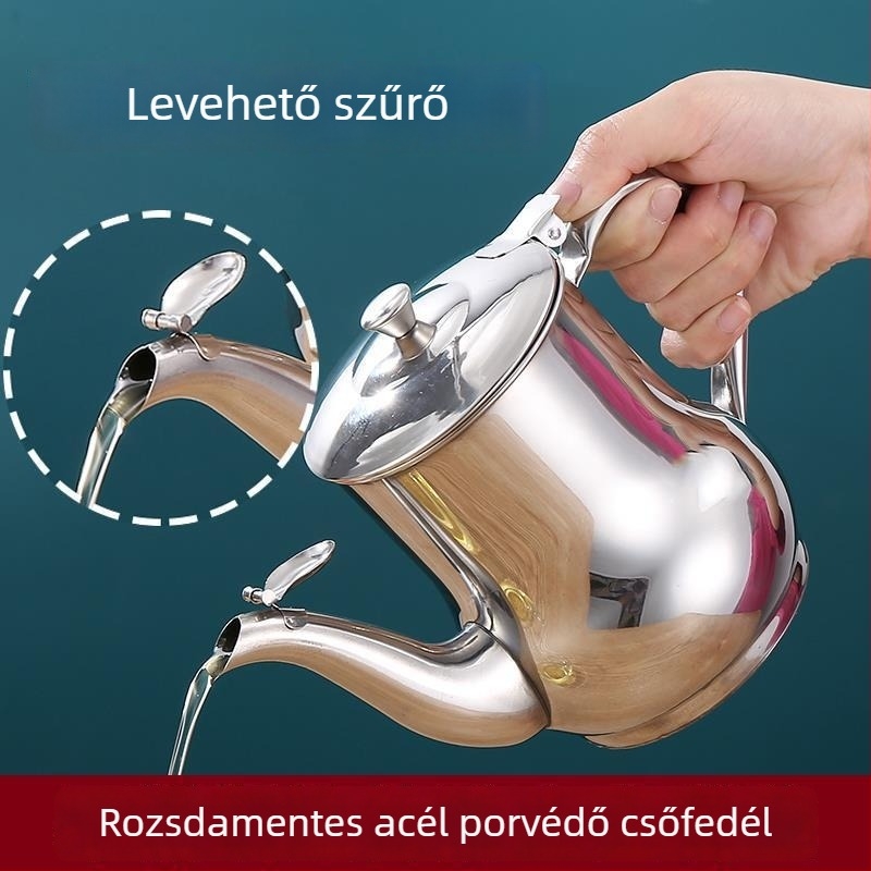 Rozsdamentes acél olajtartó konyhához, permetező funkcióval, kínai stílus