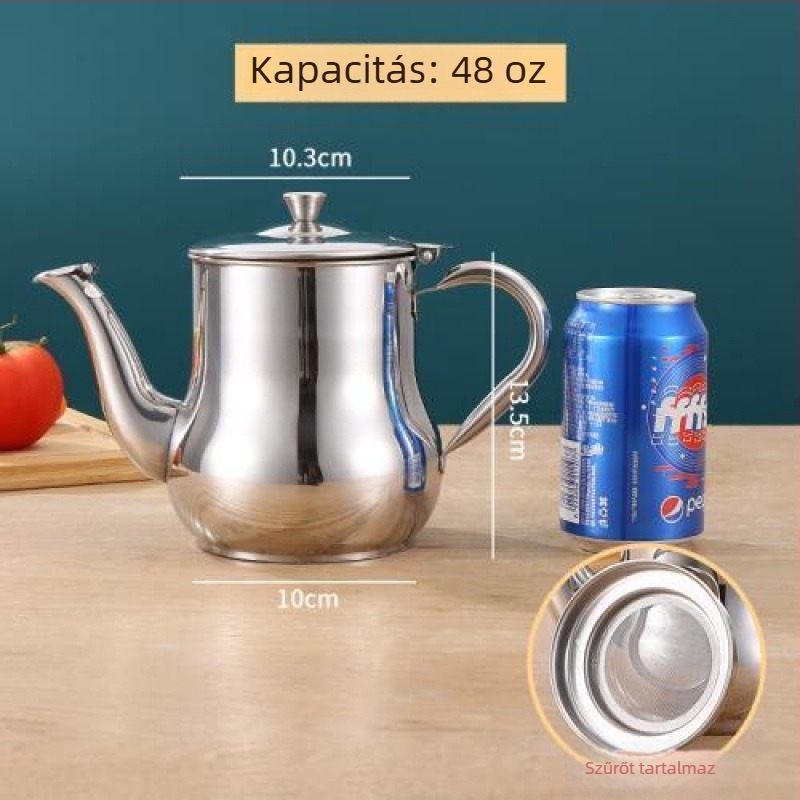 Rozsdamentes acél olajtartó konyhához, permetező funkcióval, kínai stílus