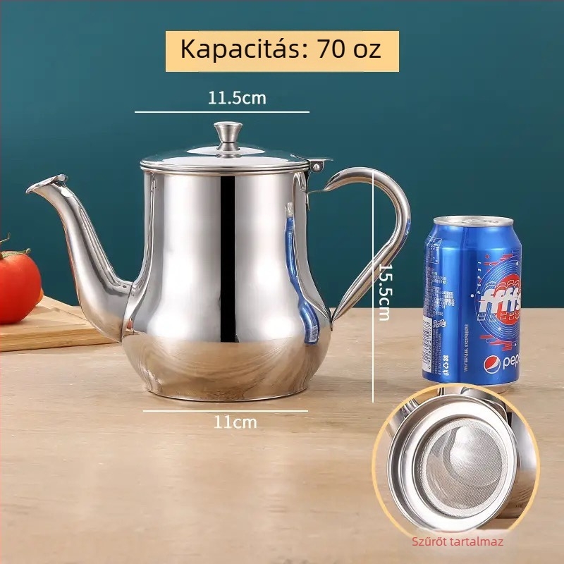 Rozsdamentes acél olajtartó konyhához, permetező funkcióval, kínai stílus