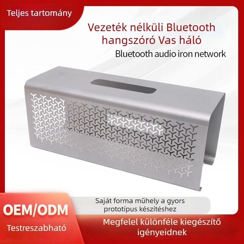 Autóhifi hangszóró rács – rozsdamentes acél háló burkolat a Bluetooth vezeték nélküli hangszóróhoz, modell Bluetooth audio iron network, márka Grand slam