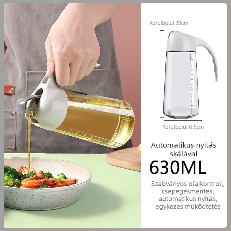 Üvegből készült olajtartó skandináv stílusban