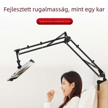 KH ötvözet cantilever asztali és mennyezeti tartó telefonra/tabletre, lusta kar