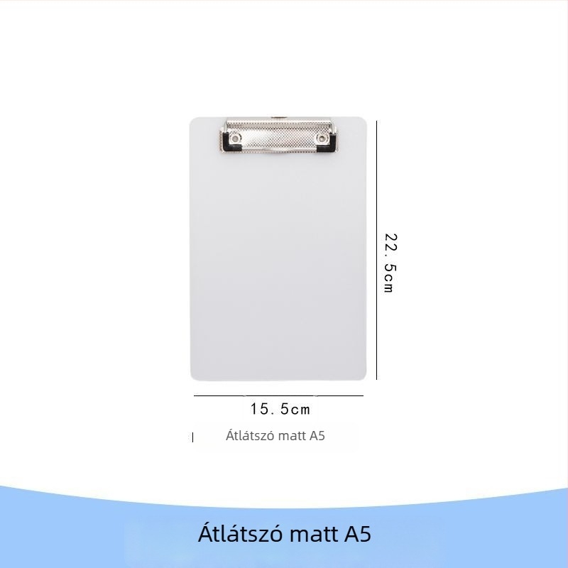 A4 klipszes írótábla, műanyag kivitel, lemezvastagság 160cc, márka Aodiqi