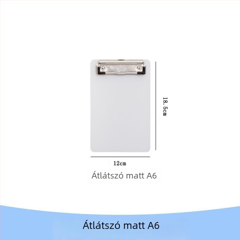 A4 klipszes írótábla, műanyag kivitel, lemezvastagság 160cc, márka Aodiqi