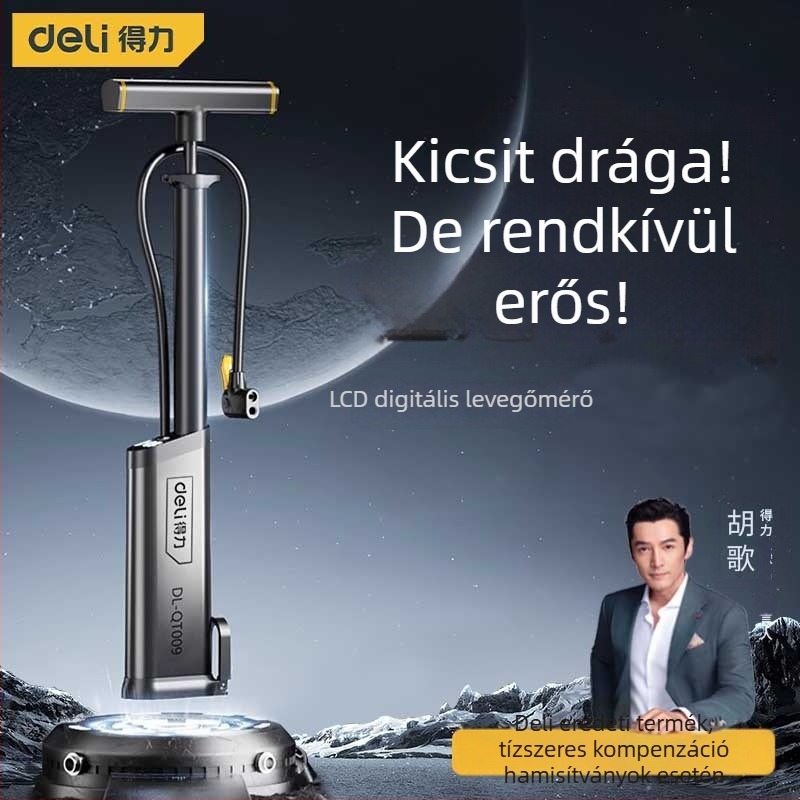 Deli magasnyomású légpumpa kerékpárhoz, elektromos jármű akkumulátorához és autóhoz, modell qt0070809