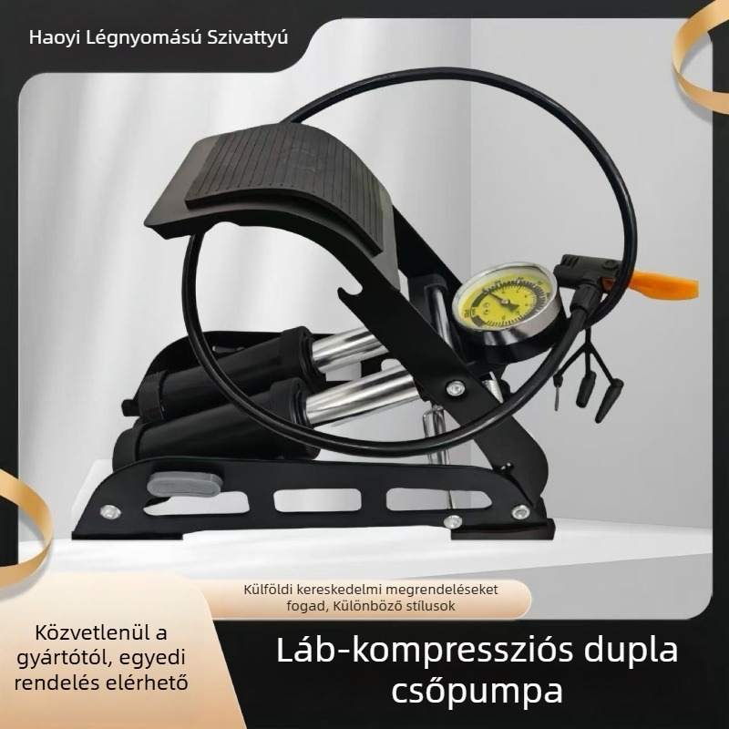 Lábpedálos magasnyomású pumpa alumínium testtel, modell WS-A/WS-B, 160 psi
