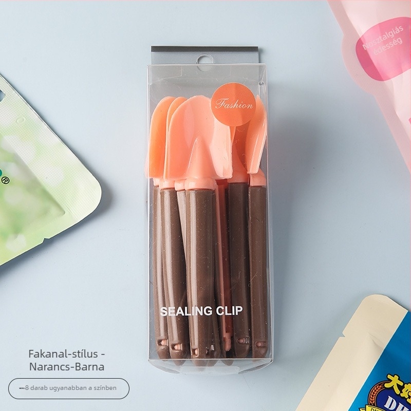 Tulipán alakú záróklipek, nedvességálló és frissességmegőrző, 8 darabos PVC dobozban | Youyue márka