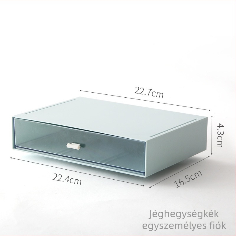 Fiókos asztali rendező, műanyagból, MTAM márka, modern minimalista stílus, 2023-as megjelenés