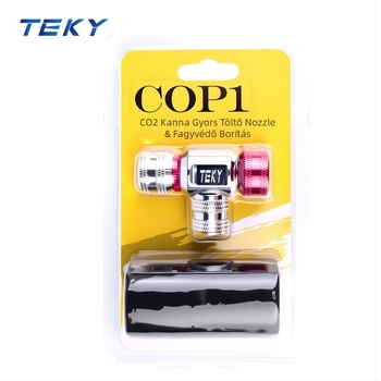 Személyre szabható CO2-inflátor kerékpárokhoz – országúti és terepkerékpárokhoz, hordozható CO2-palack adapter 3/8-24 NPT menettel, 230 PSI, 0,04 kg