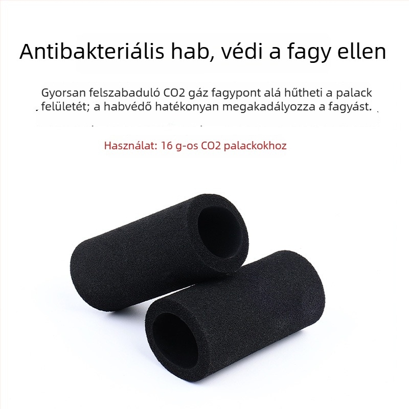 Személyre szabható CO2-inflátor kerékpárokhoz – országúti és terepkerékpárokhoz, hordozható CO2-palack adapter 3/8-24 NPT menettel, 230 PSI, 0,04 kg