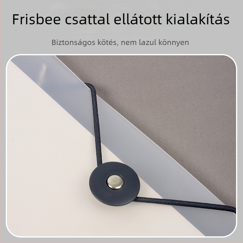 A4-es lyukasztott irattartó mappa, műanyagból, modell 03, egykaros klipe, A4 dokumentumokhoz