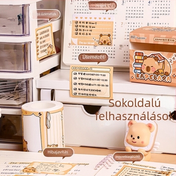 Truecolor Húzható jegyzetek — 256 belső oldal, aranyos diákos rajzok, Termékkód: Al848475224766, IP engedély: Nincs