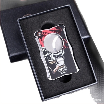 Keensun rozsdamentes acélból készült szivarvágó olló, kettős élezésű, könnyű luxus stílusú, testreszabható