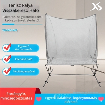 Teniszoszlop edzéshez, poliészter szerkezet, 4,2 kg, alkalmas asztaliteniszhez és tollaslabdához