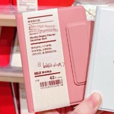 Notebook: Muji-stílusú tervező, hordozható zseb, egyszerű DIY levehető dizájn (1–50 oldal, nyers fa cellulóz)