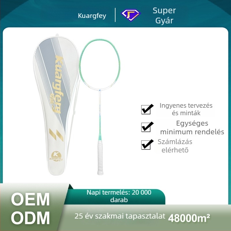 Badmintonütő Gale – karbonszálas váz, súly 95–100 g, markolat G5, közepes rúd merevség