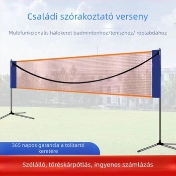 Tollaslabda háló beltéri versenyhez, összecsukható hordozható keret, Lamination márka, testre szabható, alkalmas asztaliteniszhez és tollaslabdához