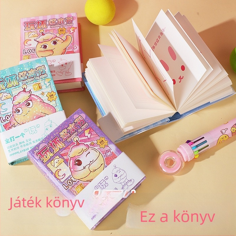 Lehao notesz ragasztott kötésű, 80G erdőpapír, 100–200 oldal, Kreatív stílus