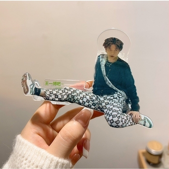 Wang Yibo hajcsipesz krokodil-stílus, Grip Clip, akril, női fejfedő