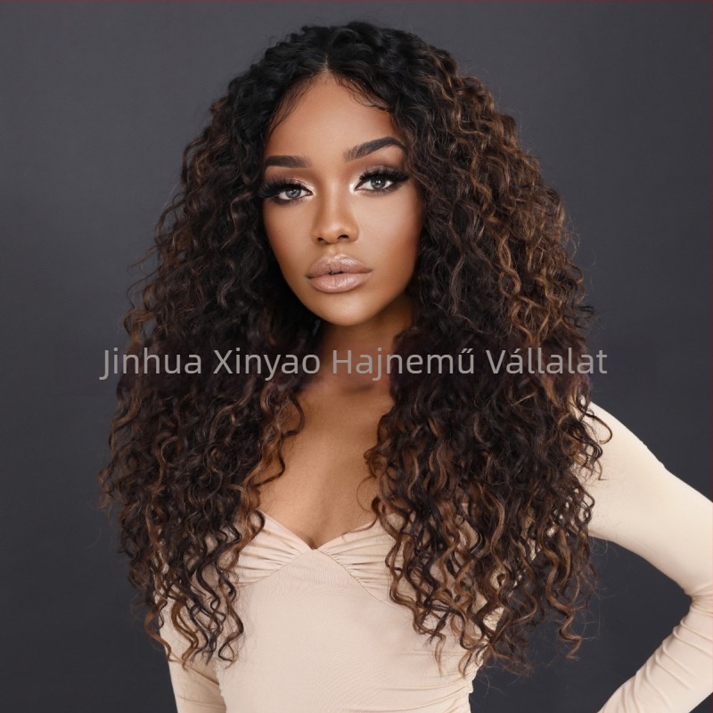 Afro Kinky Curly Lace Front paróka, HD Lace, Anyag: Cas/Kani Cullen, Stílus: Curly Lace
