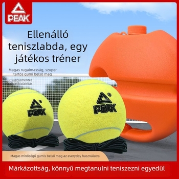 Peak teniszütő visszacsapó edzővel — szénszálas váz, nylon húrok, súly 95–100 g, fogantyú G5, közvetlen ütés