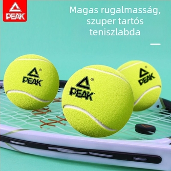 Peak teniszütő visszacsapó edzővel — szénszálas váz, nylon húrok, súly 95–100 g, fogantyú G5, közvetlen ütés