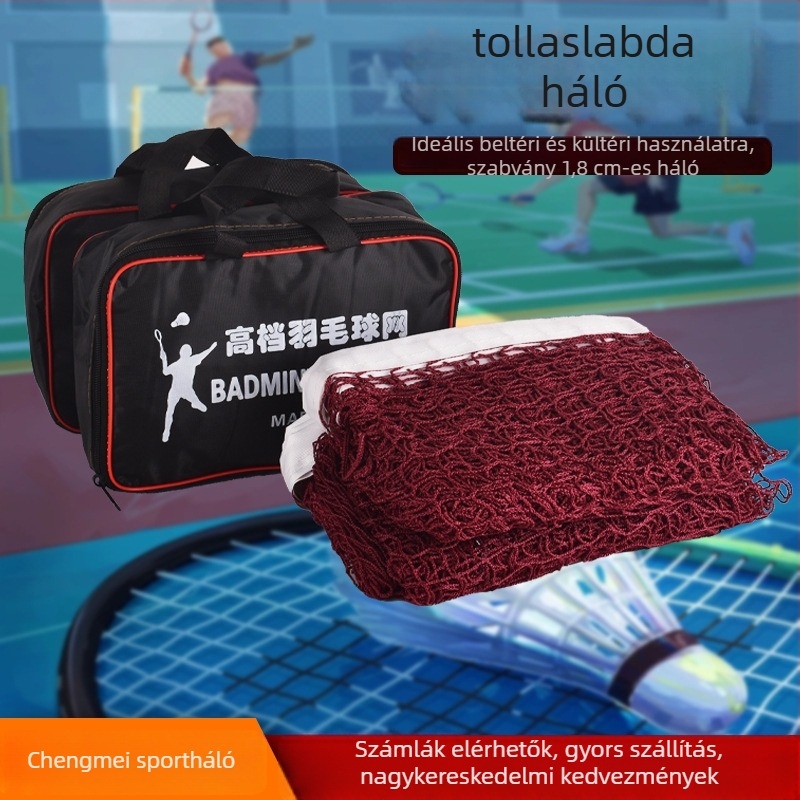 Chengmei Tollaslabda háló, hordozható, nylon/poliészter, testreszabható feldolgozás, alkalmas tollaslabdára, tenisre és más labdajátékokra