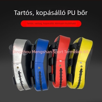 Ívelt célpont edzéshez – PU anyag, modell 40, tömeg 400 g, függőleges kivitel, alkalmas sanda, ökölvívás, Muay Thai és Taekwondo edzésére