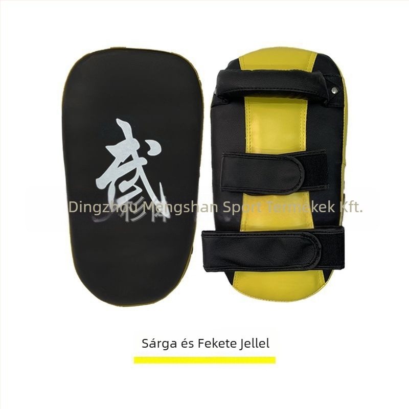 Ívelt célpont edzéshez – PU anyag, modell 40, tömeg 400 g, függőleges kivitel, alkalmas sanda, ökölvívás, Muay Thai és Taekwondo edzésére