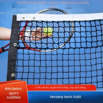 Versenys tenisz háló, hordozható kültéri kétszeres PE réteg, súly 8 kg, Xin qiangsheng