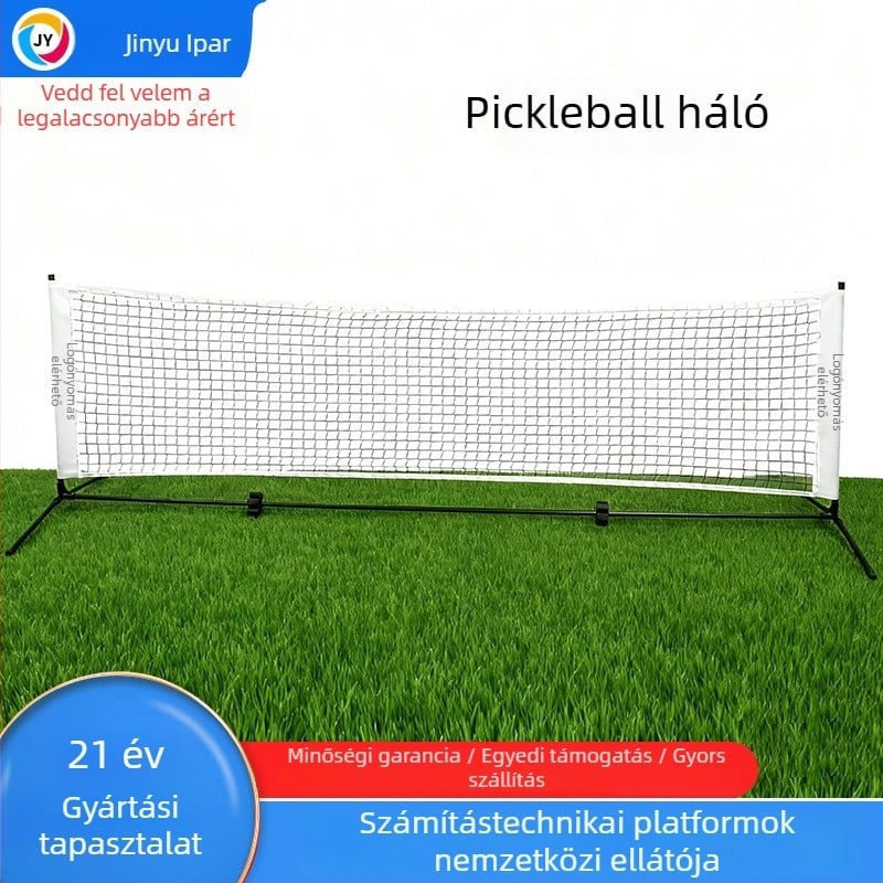 Pickleball háló beltéri és kültéri használatra – levehető, összecsukható, hordozható, többméretű edző háló tenishez (Márka: Jingyu; Kategória: Labdaoszlop / labdátartó; Termék kategória: Tenisz oszlop; Anyag: Egyéb; Alkalmazások: Asztalitenisz)