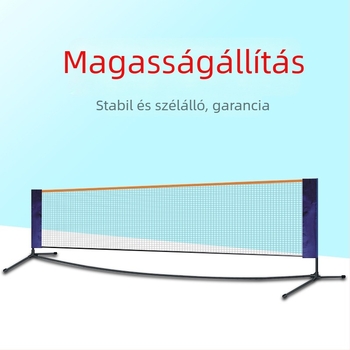 Hordozható tollaslabda hálóoszlop állvány, összecsukható és szétszerelhető; Wind márka; alkalmas tollaslabda és tenisz; testreszabás lehetséges