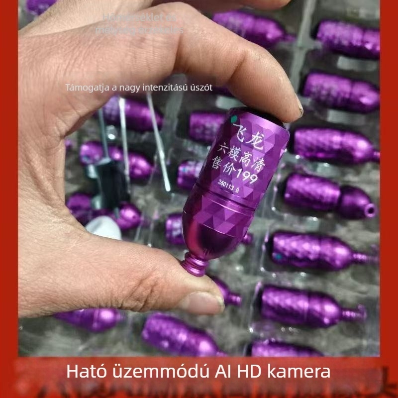 HD vizuális horgász eszköz hat üzemmóddal, kiemelkedően fényes úszó, AI funkció, hőmérséklet- és mélységérzékelés, tartozékok