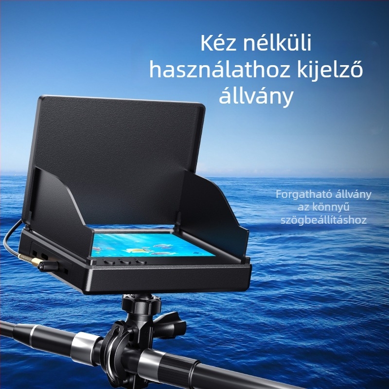 P300 horgász alatti kamera — IP68 vízálló, 2 MP felbontás, 60° látómező, LED világítás