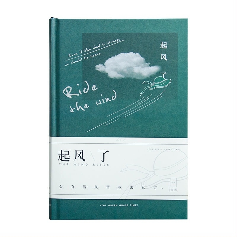 Jegyzetfüzet Qinghe Ji – Daolin papír, 80 g/m², 100 oldal, aranyos japán/koreai stílus