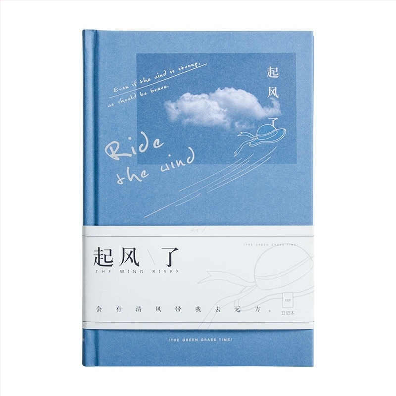 Jegyzetfüzet Qinghe Ji – Daolin papír, 80 g/m², 100 oldal, aranyos japán/koreai stílus