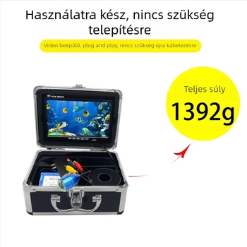 7 hüvelykes HD víz alatti kamera horgászathoz éjszakai látással – haldetektor