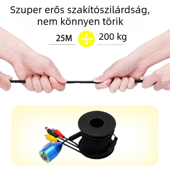 7 hüvelykes HD víz alatti kamera horgászathoz éjszakai látással – haldetektor