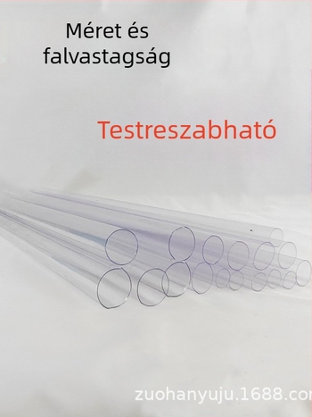 Átlátszó PVC úszócső, műanyag átlátszó cső úszókhoz, úszó doboz – egy- vagy több darabos csomagolás