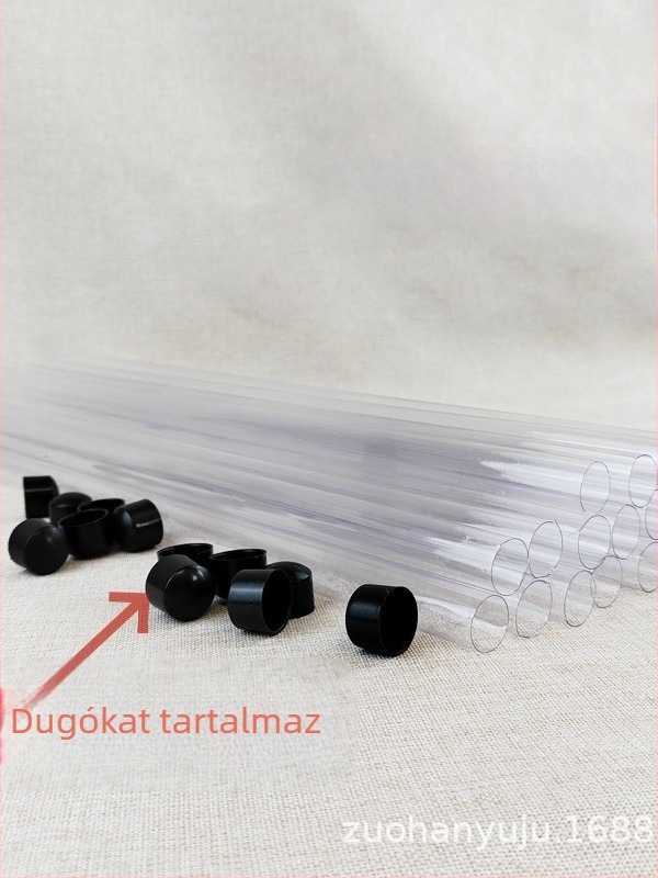 Átlátszó PVC úszócső, műanyag átlátszó cső úszókhoz, úszó doboz – egy- vagy több darabos csomagolás