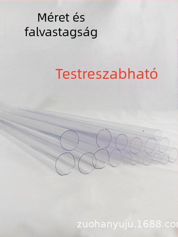 Átlátszó PVC úszócső, műanyag átlátszó cső úszókhoz, úszó doboz – egy- vagy több darabos csomagolás