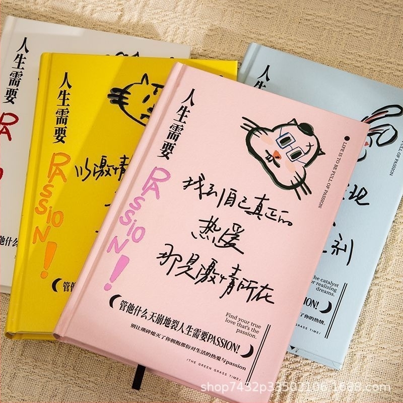 Jegyzetfüzet fonalas kötésű, Daolin papír, belső papír 100 g, 100–200 oldal, kreatív stílus.