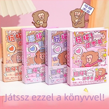 Kreatív zsebnapló teljes színű oldalakkal, több használati móddal, kompakt 176 oldalas notesz