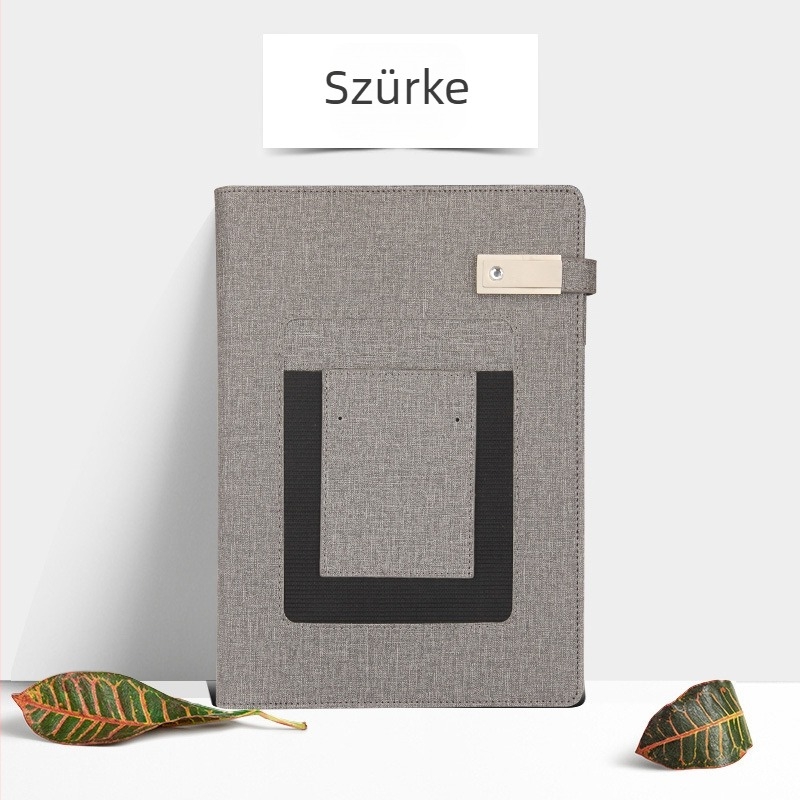 Üzleti notesz készlet PU borítóval, lazán kötött kötés, Daolin 100 g papír, vas kiegészítők