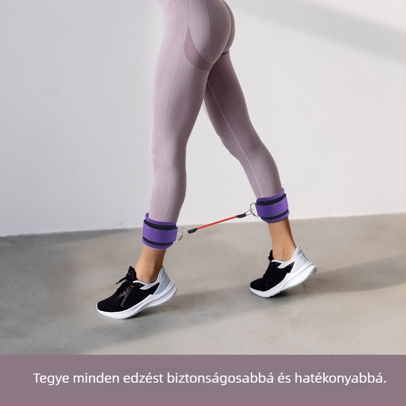 Bokavédő dinamikus támogatással és elasztikus kompresszióval – szivacs anyagú, rehabilitációs segéd a jóga, futás és fitnesz számára