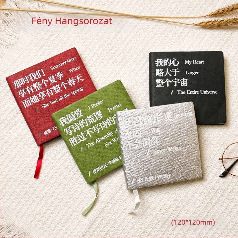 Jegyzetfüzet – Ink-dyed Literary Workshop, Dupont papír, 100 g, 80 oldal, irodai stílus