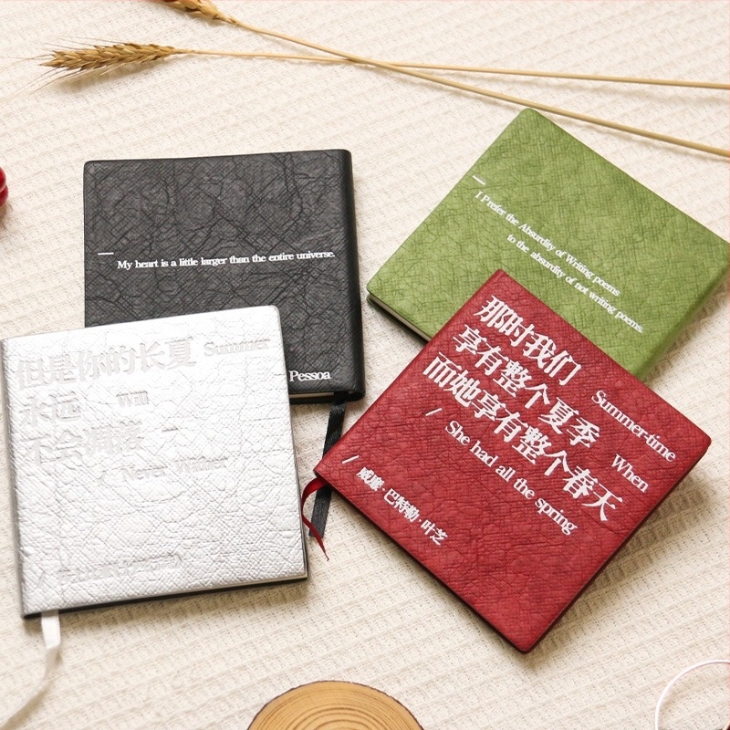 Jegyzetfüzet – Ink-dyed Literary Workshop, Dupont papír, 100 g, 80 oldal, irodai stílus