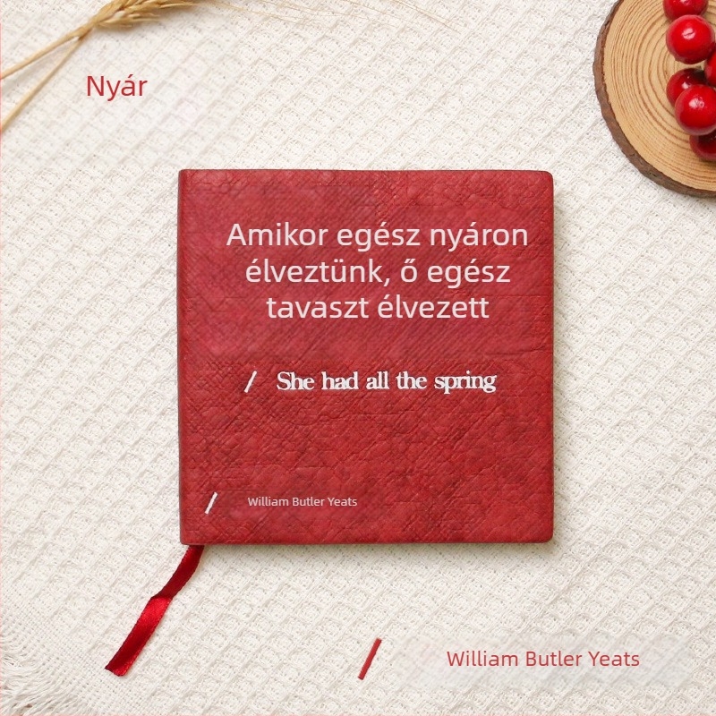 Jegyzetfüzet – Ink-dyed Literary Workshop, Dupont papír, 100 g, 80 oldal, irodai stílus