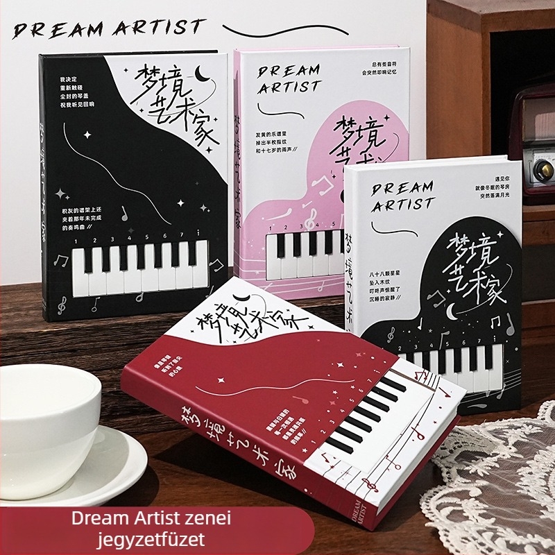 Dream Art borítójú zenei jegyzetfüzet