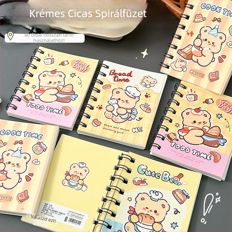 Capybara sorozat jegyzetfüzet – spirálkötés, belső dupla bevonatú papír, 70 g/m² belső papír